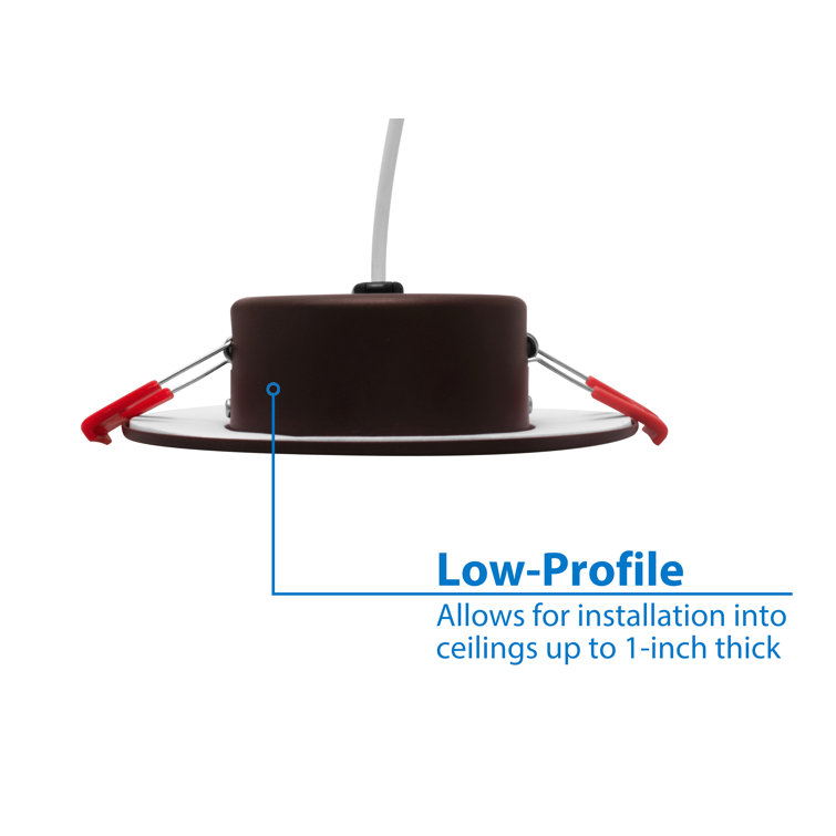 4-Inch Oil-Rubbed Bronze Adjustable LED Recessed Downlight