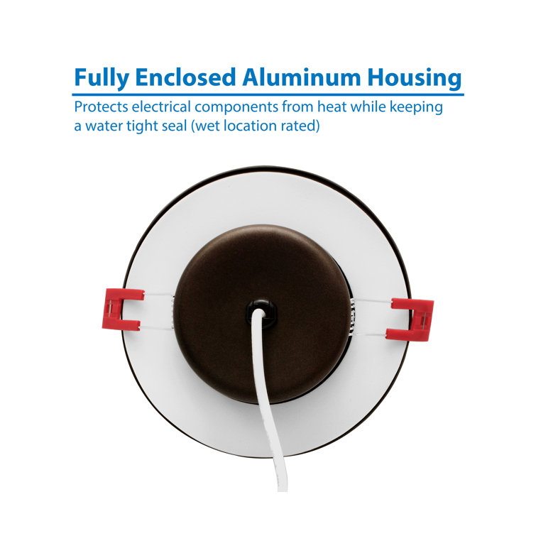 4-Inch Oil-Rubbed Bronze Adjustable LED Recessed Downlight