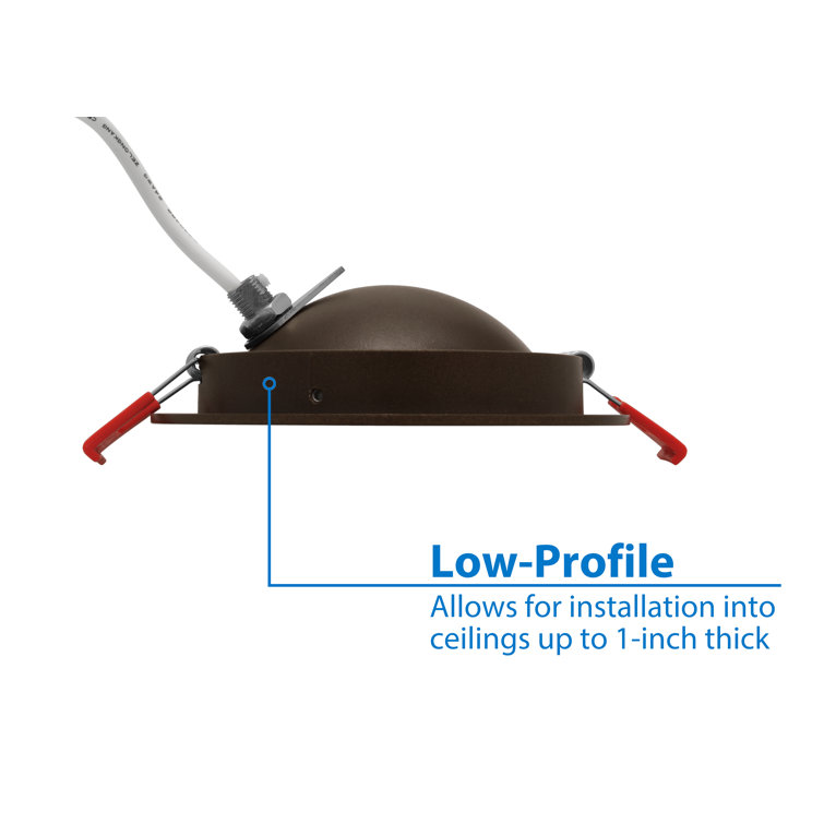 4-Inch Oil-Rubbed Bronze Adjustable LED Recessed Downlight