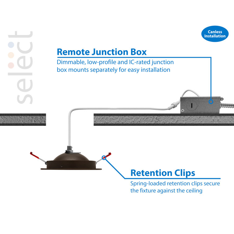 4-Inch Oil-Rubbed Bronze Adjustable LED Recessed Downlight