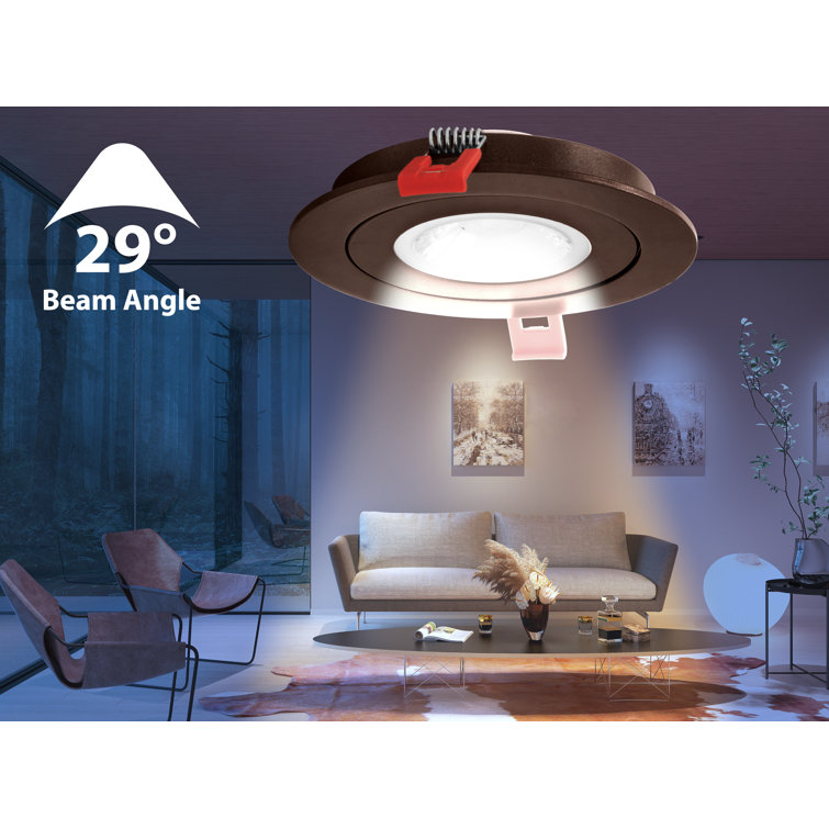 4-Inch Oil-Rubbed Bronze Adjustable LED Recessed Downlight