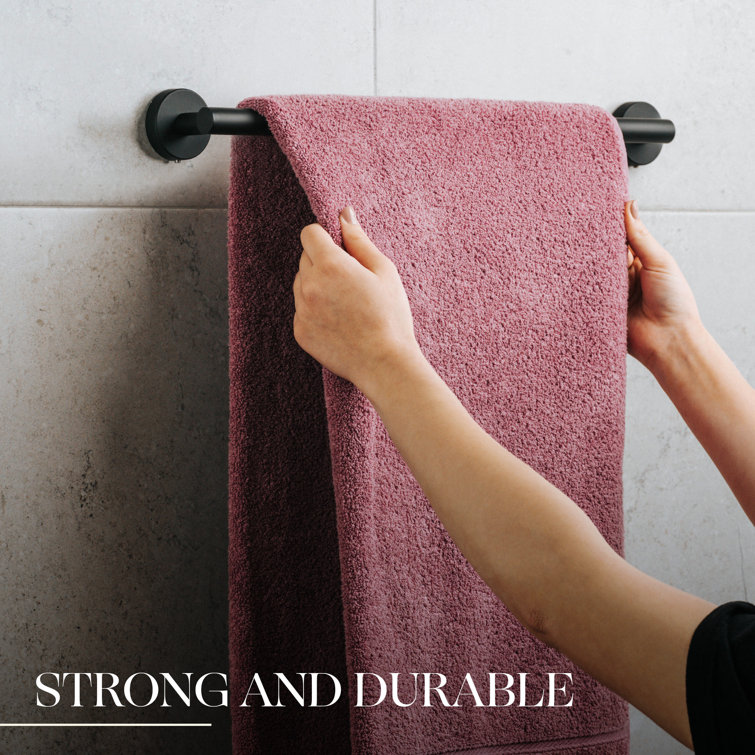 Matte Black Stainless Steel 14'' Wall Mounted Towel Bar