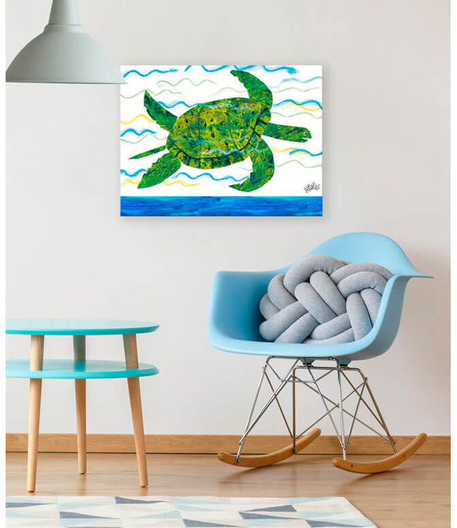 Eric Carle's Green Sea Turtle Canvas Wall Art