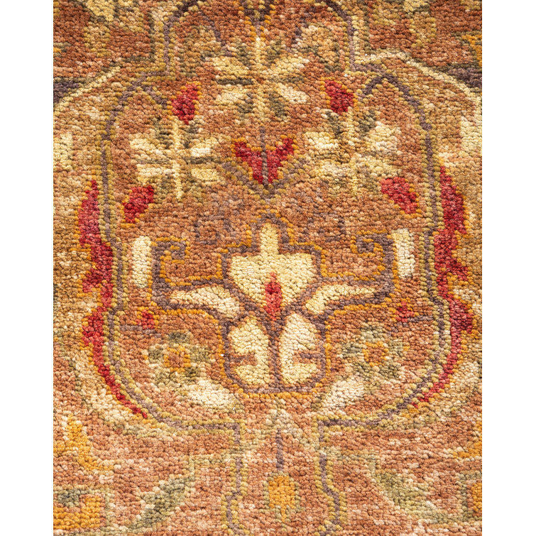Hand-Knotted Multicolor Wool Oriental Area Rug 6'3" x 8'9"
