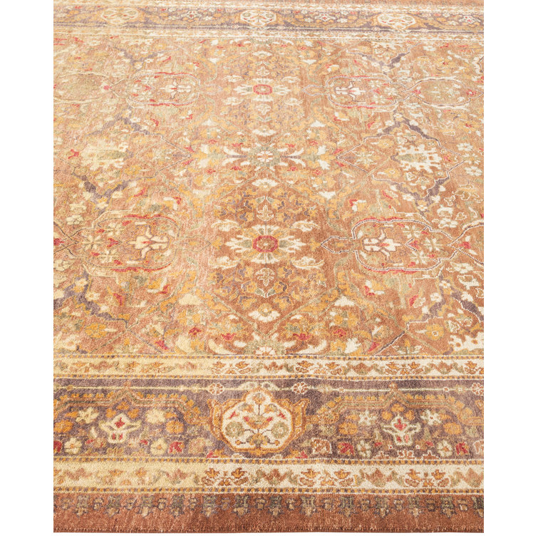 Hand-Knotted Multicolor Wool Oriental Area Rug 6'3" x 8'9"