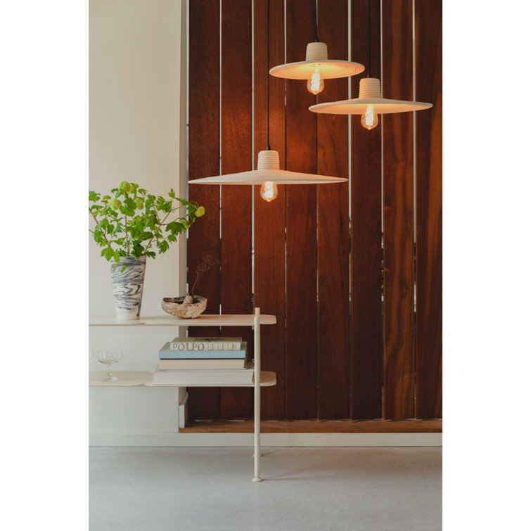 Balance Beige Rattan 59'' Single Cone Pendant Light
