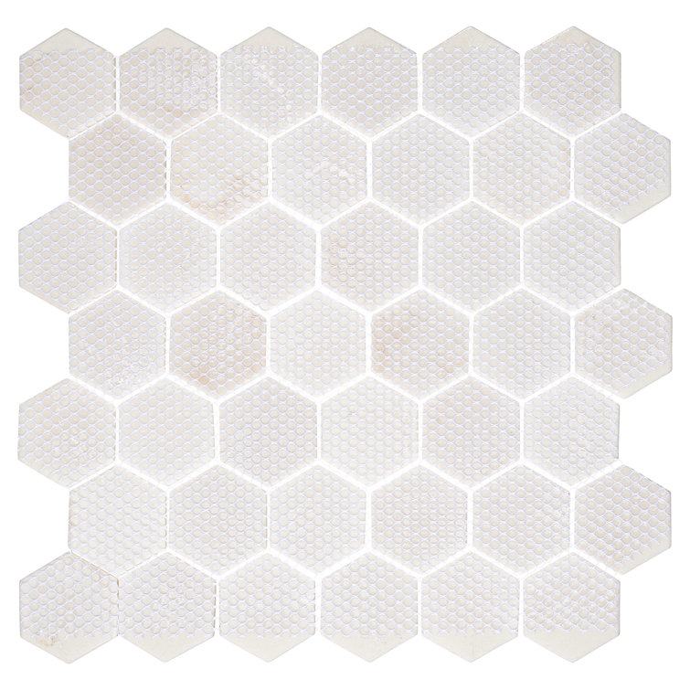 Windle White and Gray Glass Herringbone Mosaic Tile Sheet