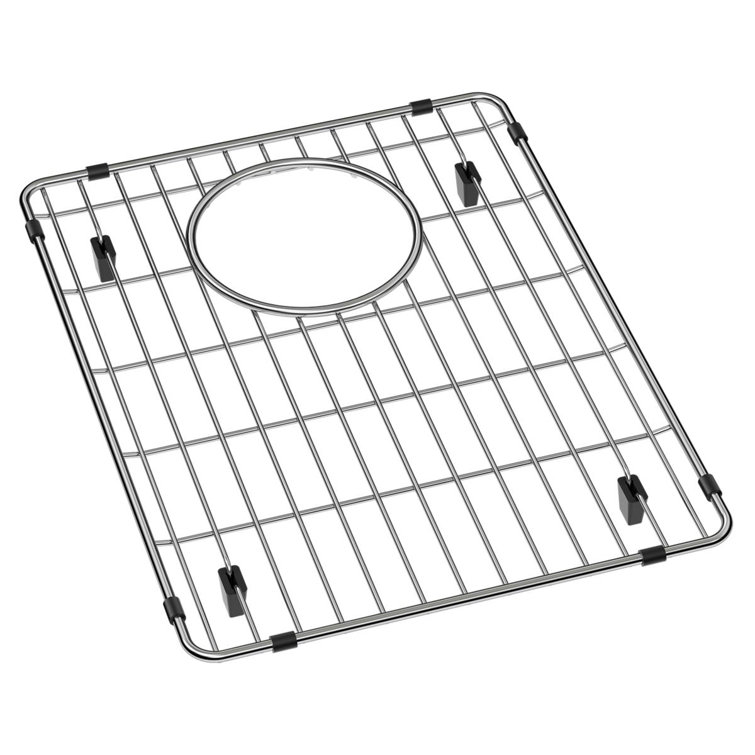 Stainless Steel Rectangle Sink Grid with Drain Opening