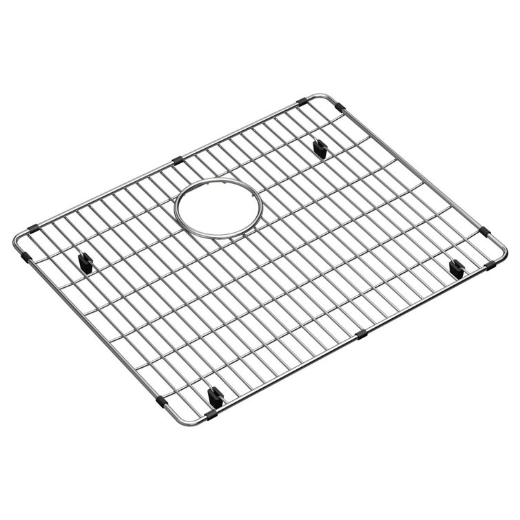 Polished Stainless Steel Rectangular Sink Grid 19-1/2" x 15-1/2"