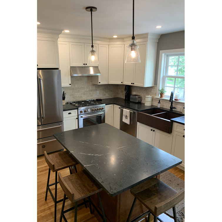 33'' Copper Farmhouse Double Bowl Kitchen Sink