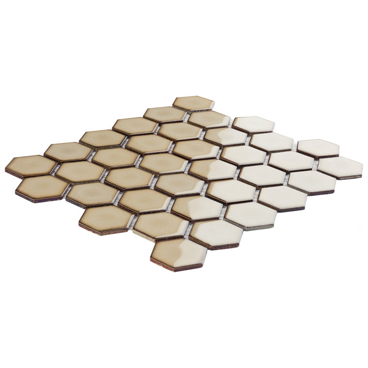 Caffe Hexagon Porcelain Mosaic Tile for Floor and Wall
