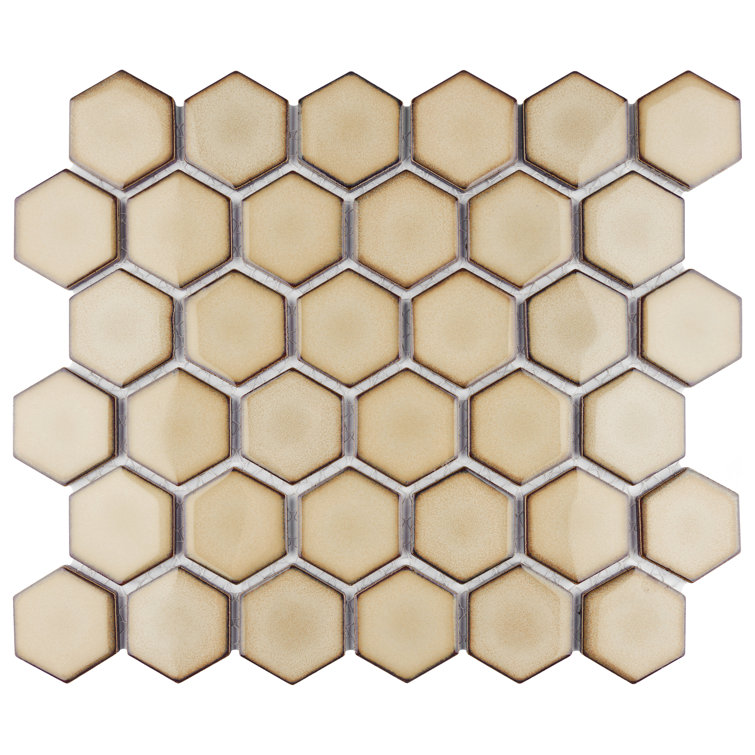 Caffe Hexagon Porcelain Mosaic Tile for Floor and Wall