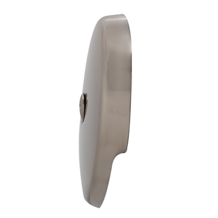 Satin Nickel Round Toe Touch Tub Drain Trim Set