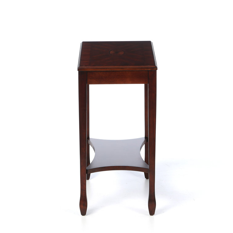 Plantation Cherry Rectangular Side Table with Storage Drawer