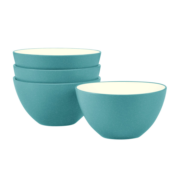 Turquoise Ceramic 6" Side and Prep Bowls Set