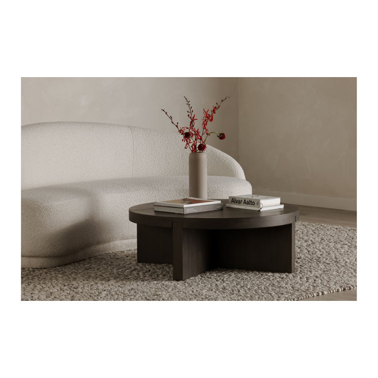 Excelsior 79'' Cream Boucle Curved Contemporary Sofa