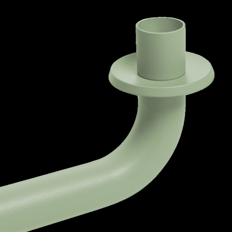 Mist Green Toní Solid Aluminum Outdoor Candle Holder