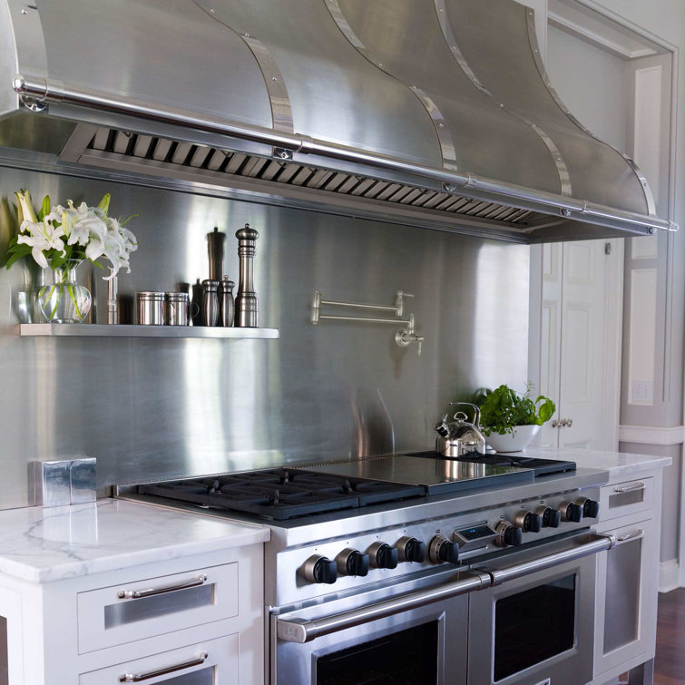 48" Stainless Steel Range Hood Insert with Charcoal Filter