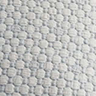 Blue Cotton Stonewashed Matelassé Queen Coverlet