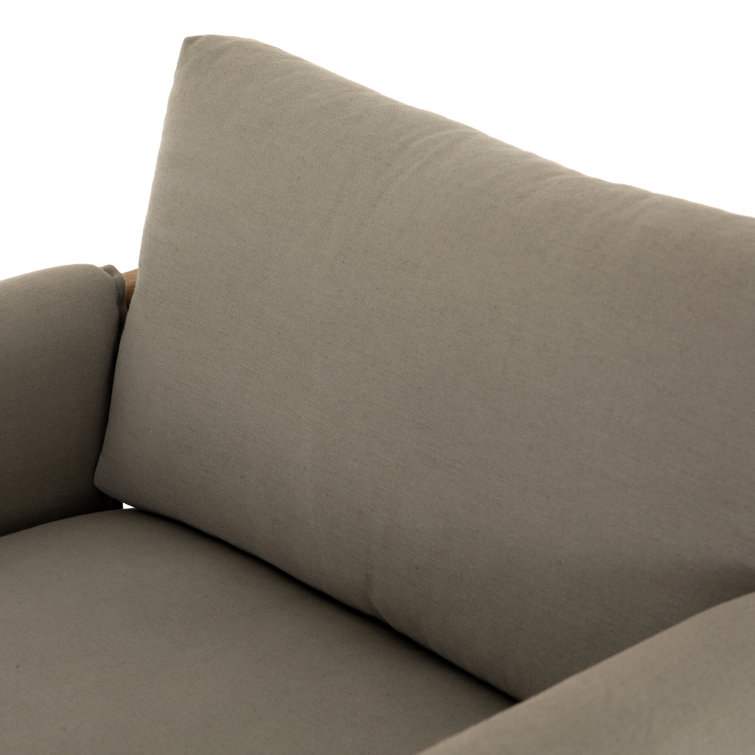 Villa Olive Contemporary Wood Accent Chair with Decorative Toggles