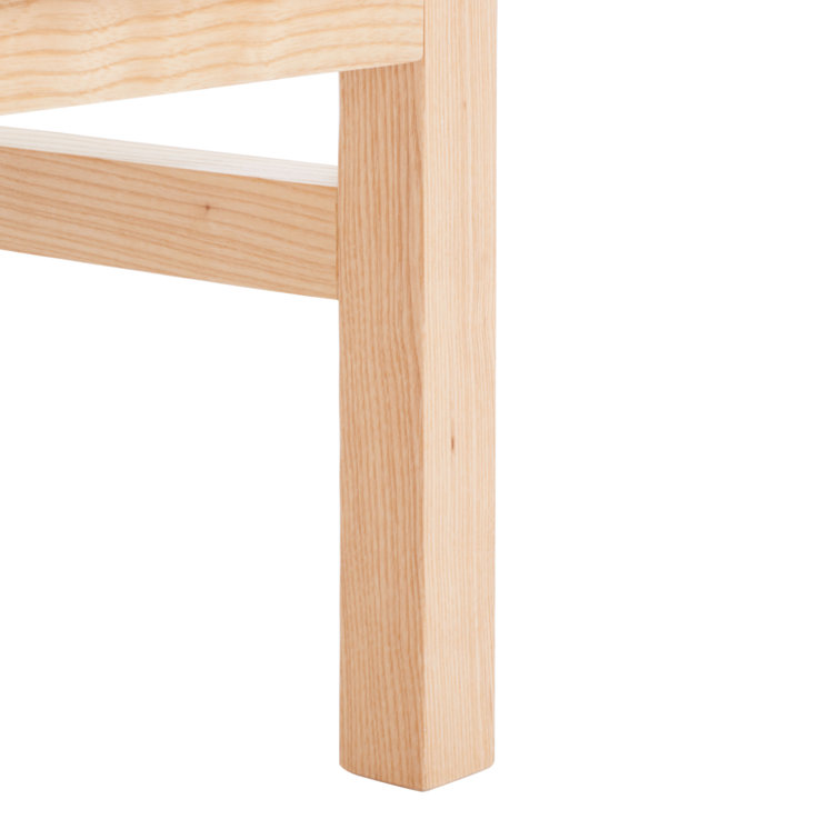 Madison Natural Ash Wood and Rattan 37" Accent Chair