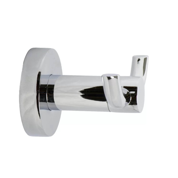 Venezia Polished Chrome Wall Mounted Double Robe Hook