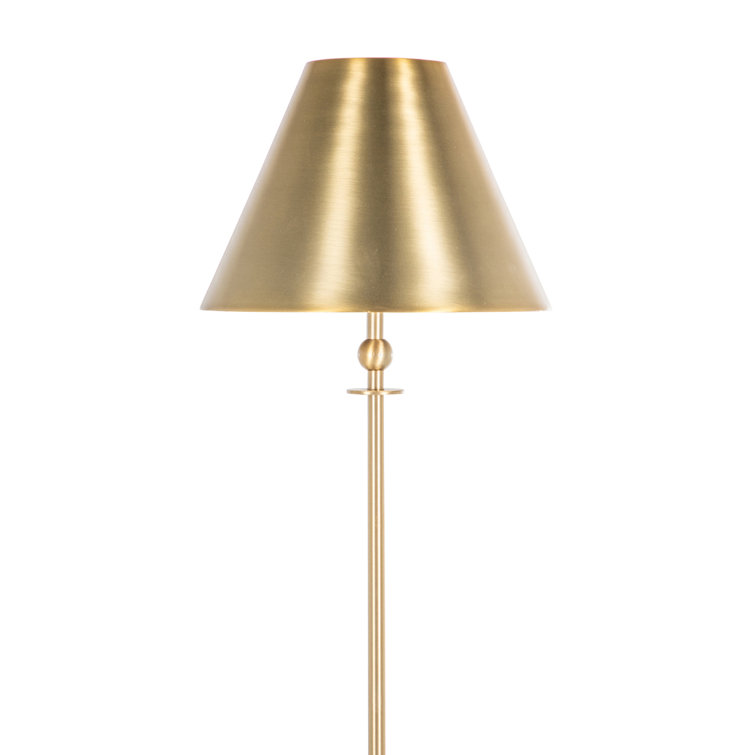 Vivianna Antique Brass and Alabaster Buffet Lamp