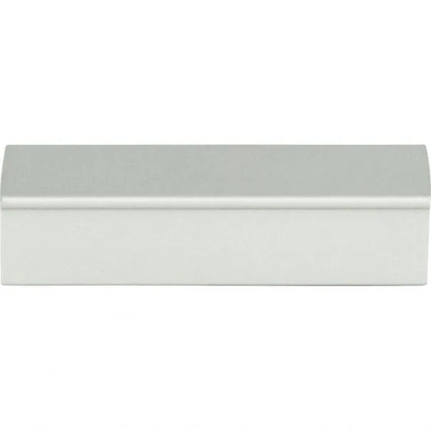 Matte Chrome Modern Bar Pull with Mounting Hardware