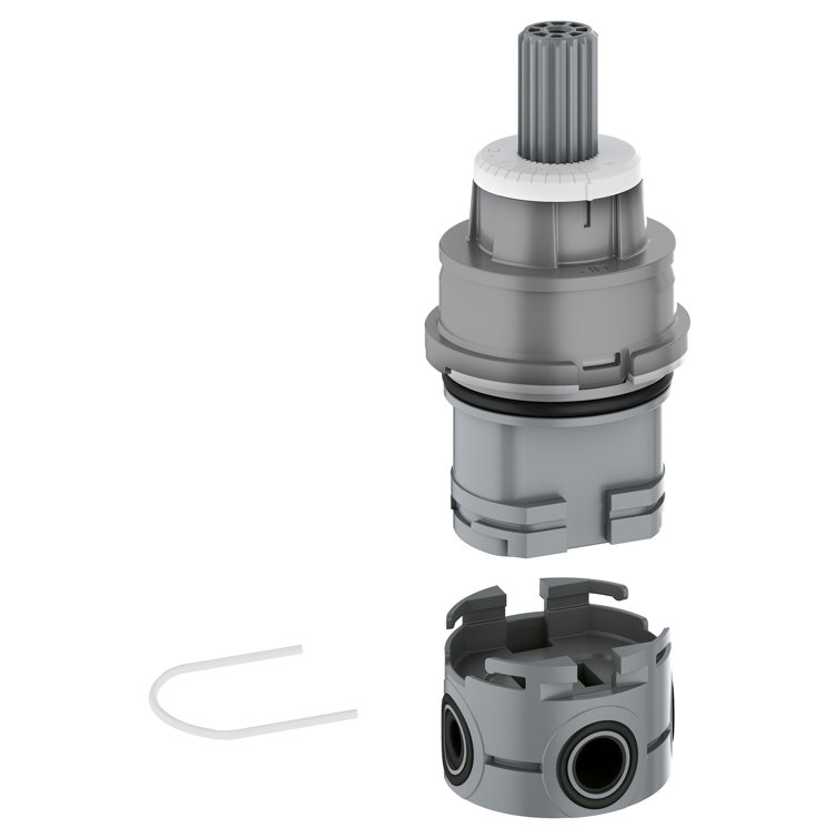 Gray Plastic Pressure Balance Cartridge Replacement