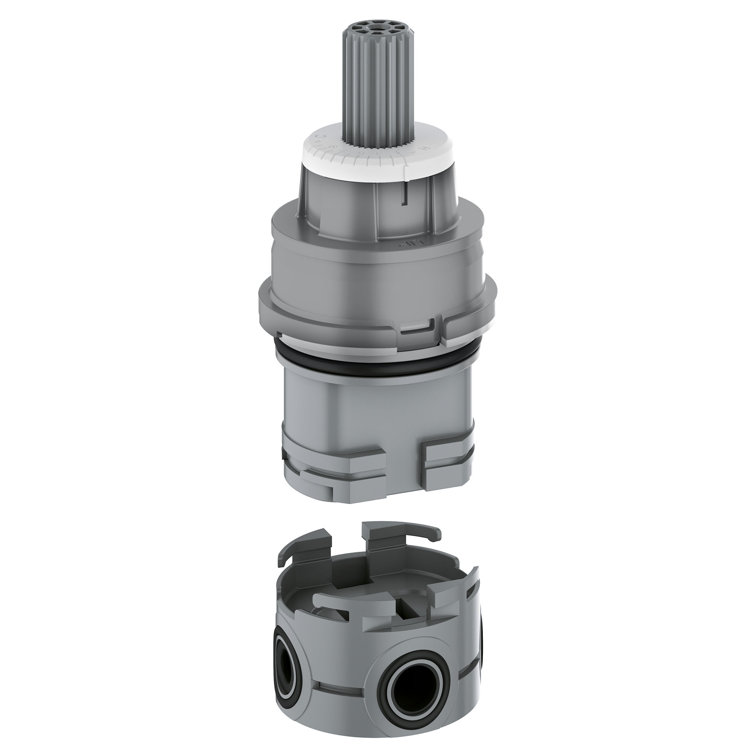 Gray Plastic Pressure Balance Cartridge Replacement