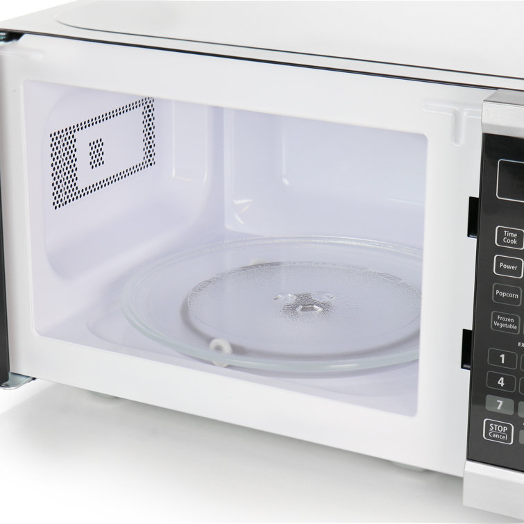 Black and Stainless Steel 700 Watt Digital Microwave Oven