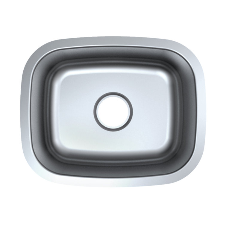 Brushed Stainless Steel Farmhouse Undermount Single Bowl Kitchen Sink