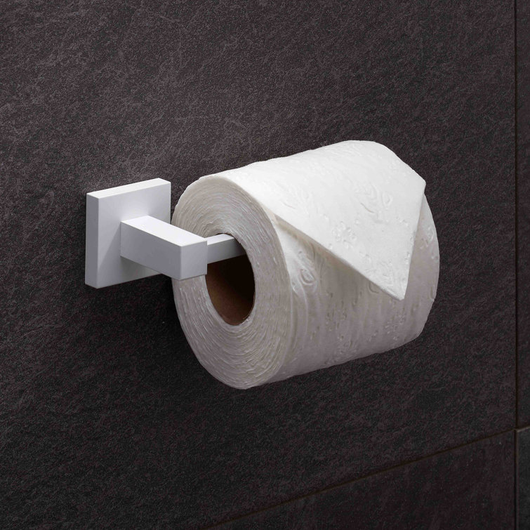 Matte White Metal 4-Piece Bathroom Hardware Set