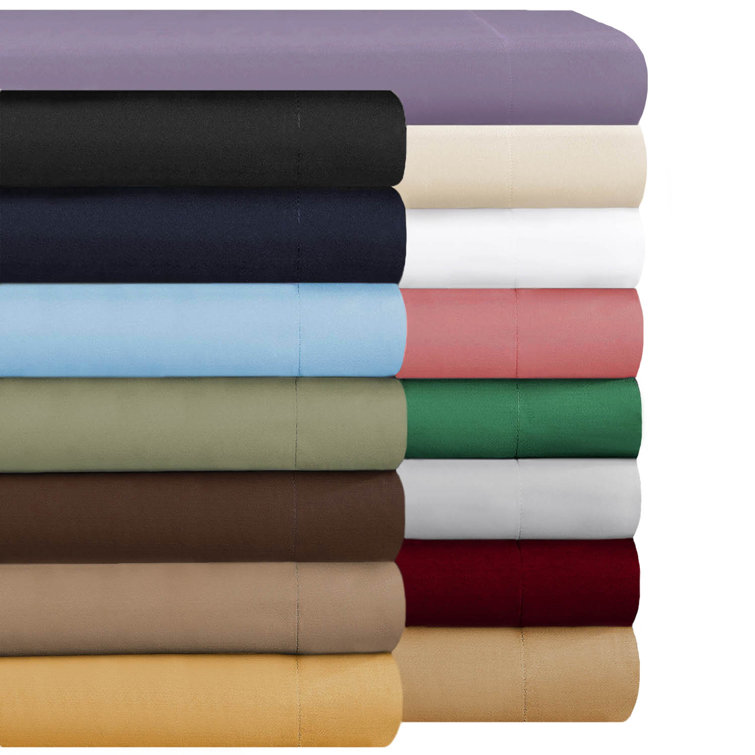 Gold Full/Queen Egyptian Cotton Sateen Duvet Cover Set