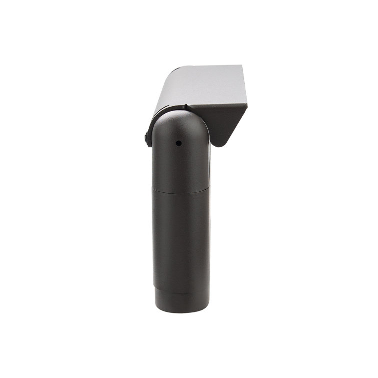 Black Adjustable LED Pathway Light with Riser and Stem Kit