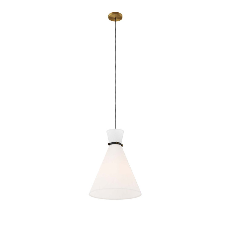 Starlight White Satin Brass 72" LED Indoor/Outdoor Pendant Light