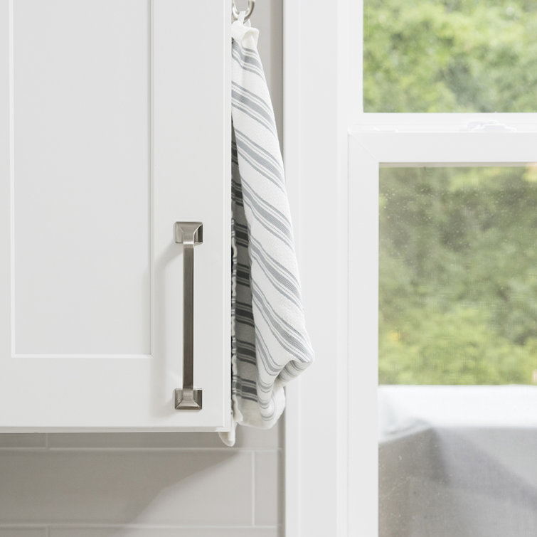 Satin Nickel 3-3/4" Modern Farmhouse Cabinet Pulls with Mounting Hardware
