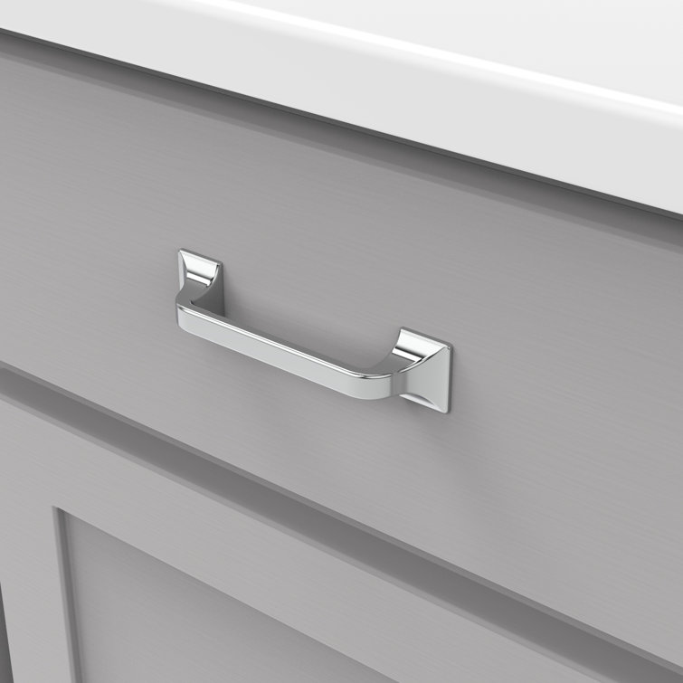 Chrome Transitional Handle Style Cabinet Drawer Pulls