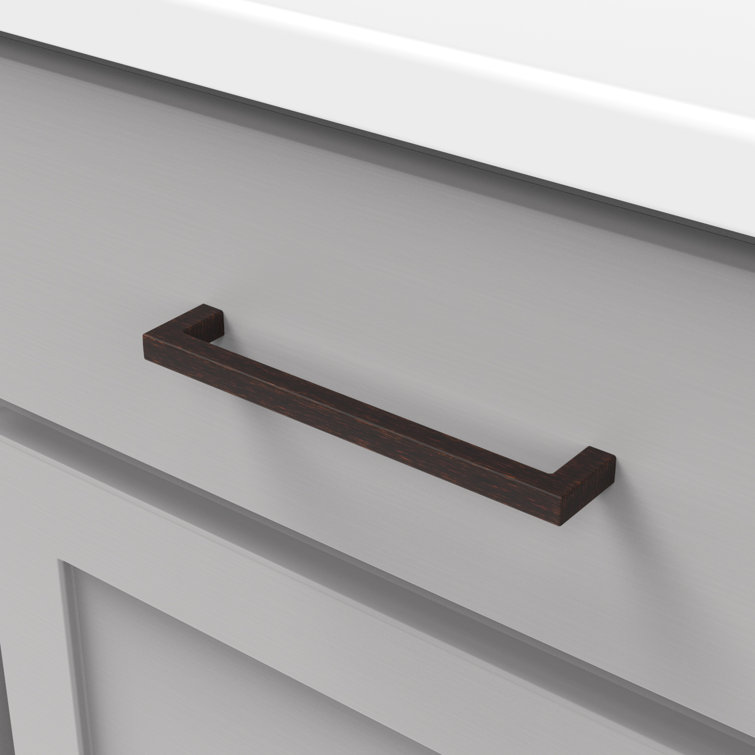 Skylight Vintage Bronze Rectangular Cabinet Pulls with Mounting Hardware
