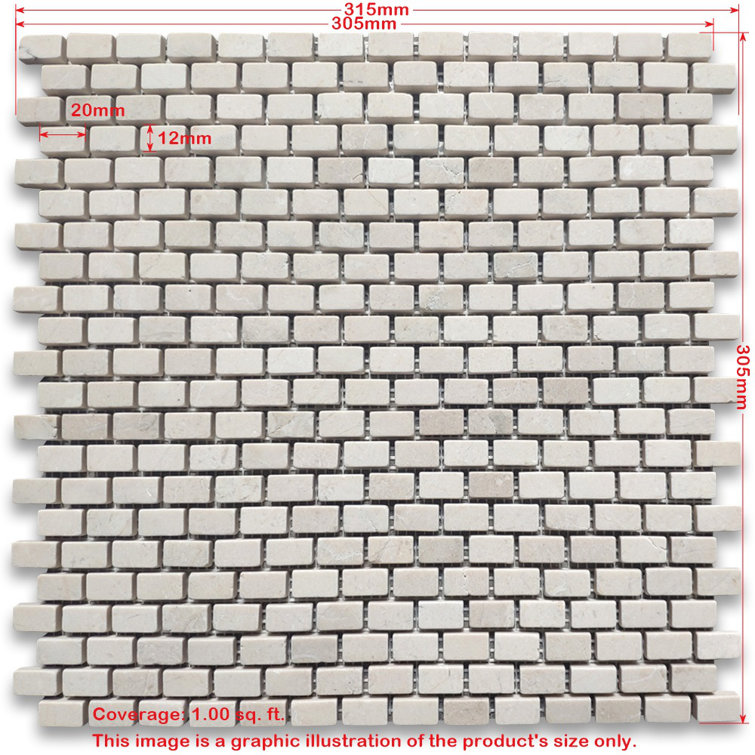 Nero Marquina Honed Marble Mosaic Shower Tile, 12''x12'' Mesh Backed