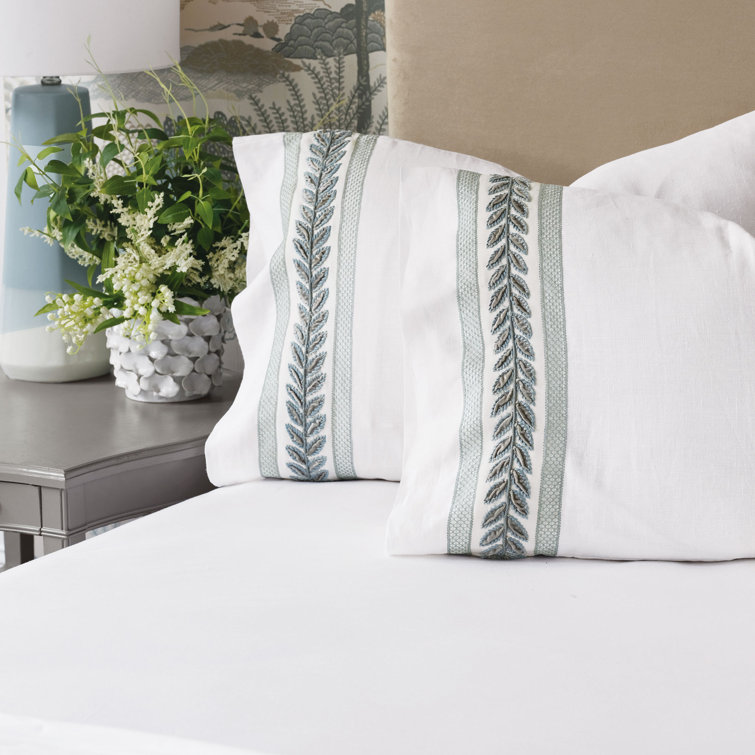 Amberlynn King Rayon Duvet Cover Set with Decorative Borders