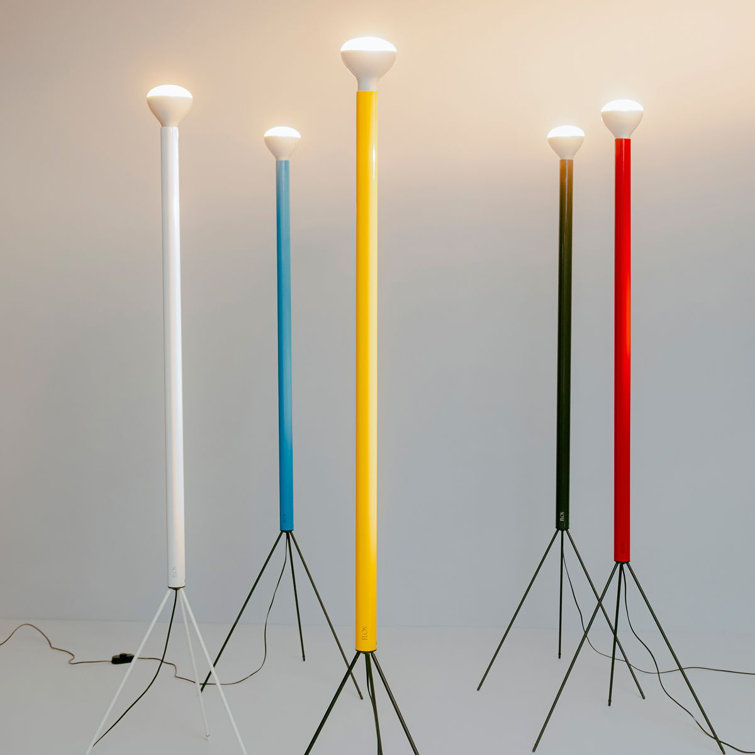 Anthracite Minimalist Floor Lamp with Tripod Base