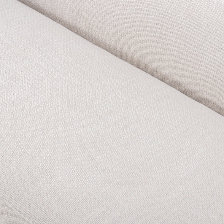 Nara 96'' Off-White Linen Tuxedo Arm Sofa