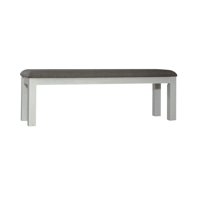 Brook Bay Extendable White and Gray Wood Dining Table