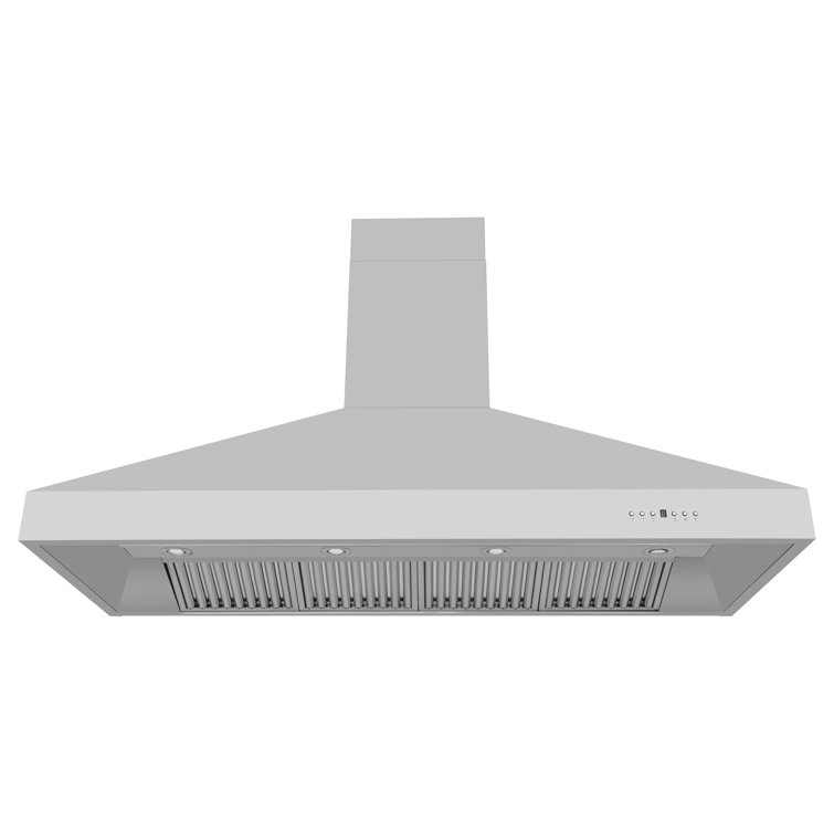 60" Stainless Steel Convertible Wall Mounted Range Hood