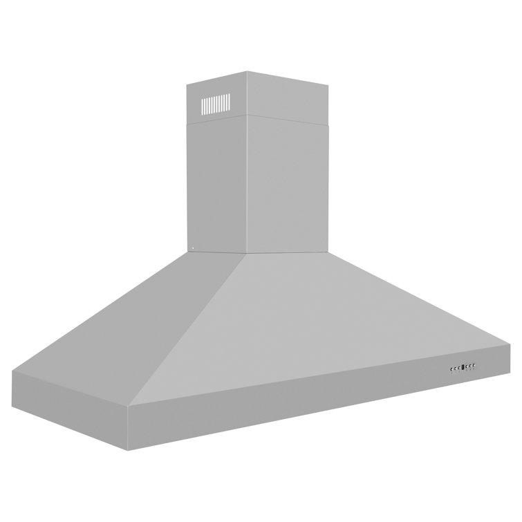 60" Stainless Steel Convertible Wall Mounted Range Hood