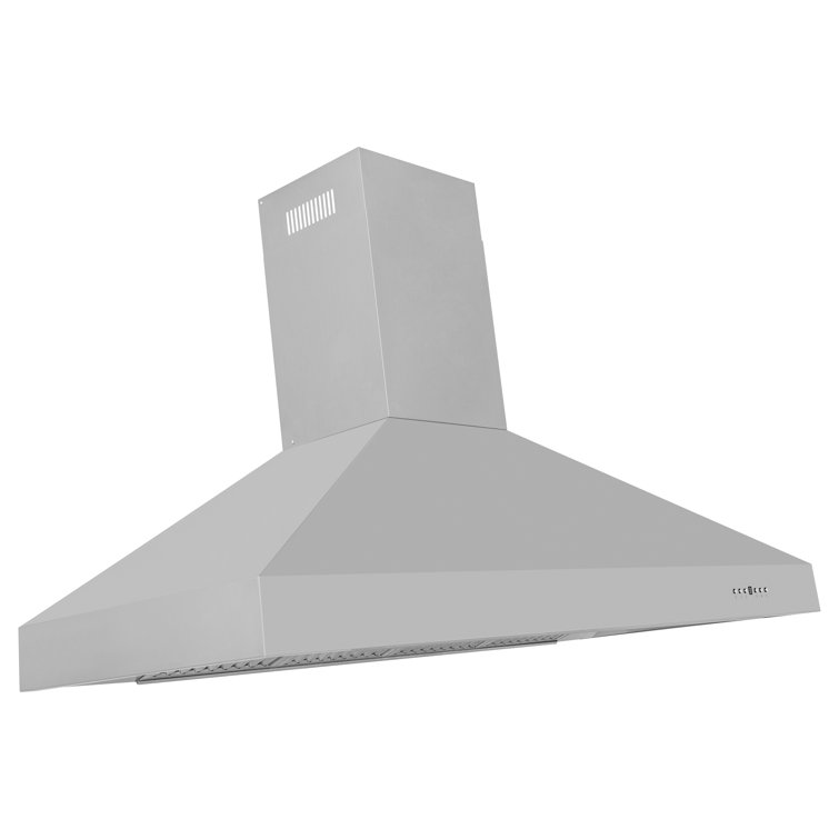 60" Stainless Steel Convertible Wall Mounted Range Hood
