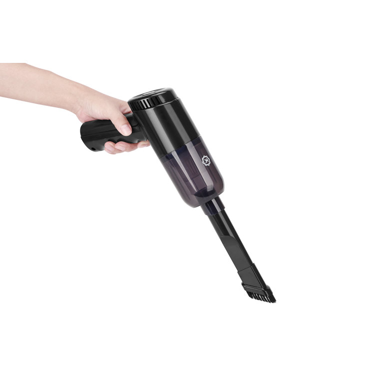 Portable Cordless Black Handheld Car Vacuum with Washable Filter