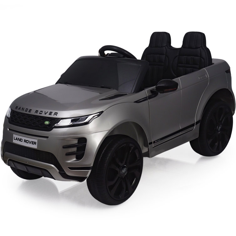 Silver 12V Range Rover Ride-On Car with Remote Control