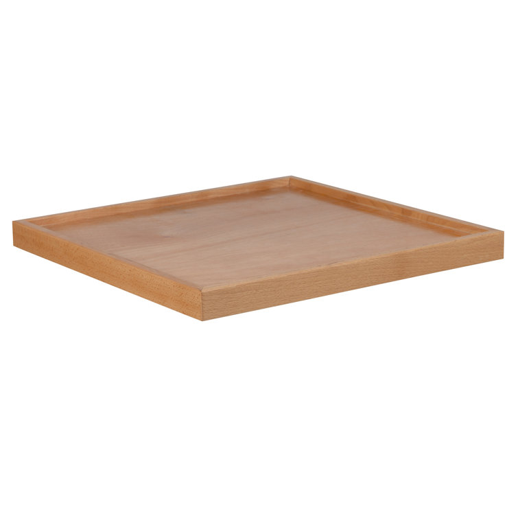 Eco-Friendly Solid Wood Butcher Block Style 24" Square Table Top